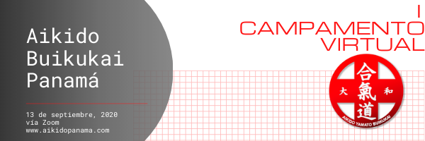 Banner del I Campamento Virtual de Aikido Buikukai 2020